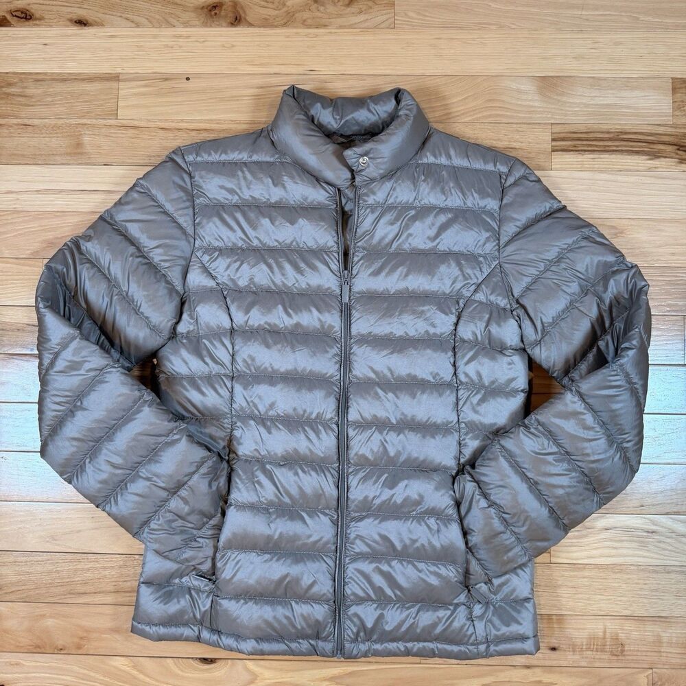 Babaton Women’s Grey/Taupe Blake Responsibly Sourced Goose Down Puffer Small